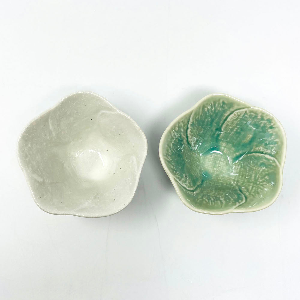 Footed Kobachi Flower Dish White (3.25"D) image 2