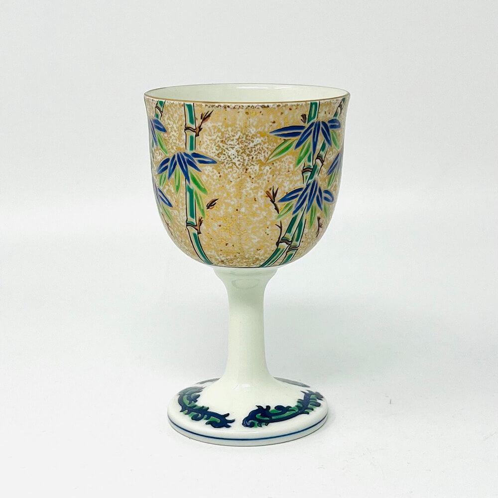 Arita Wine Cup Kinsai Chikurin (4oz) image 1