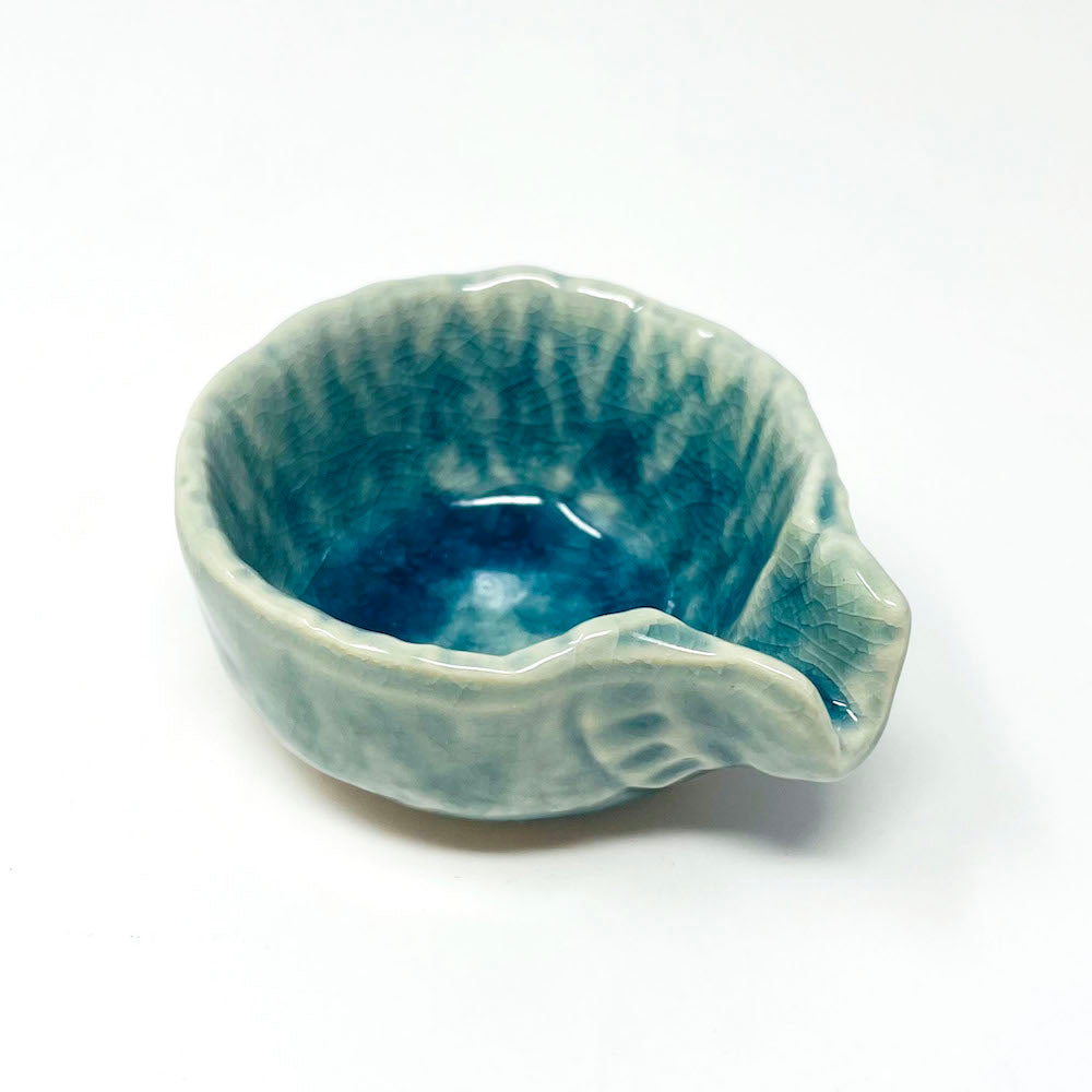 Small Katakuchi Dish Blue (3"D) image 0