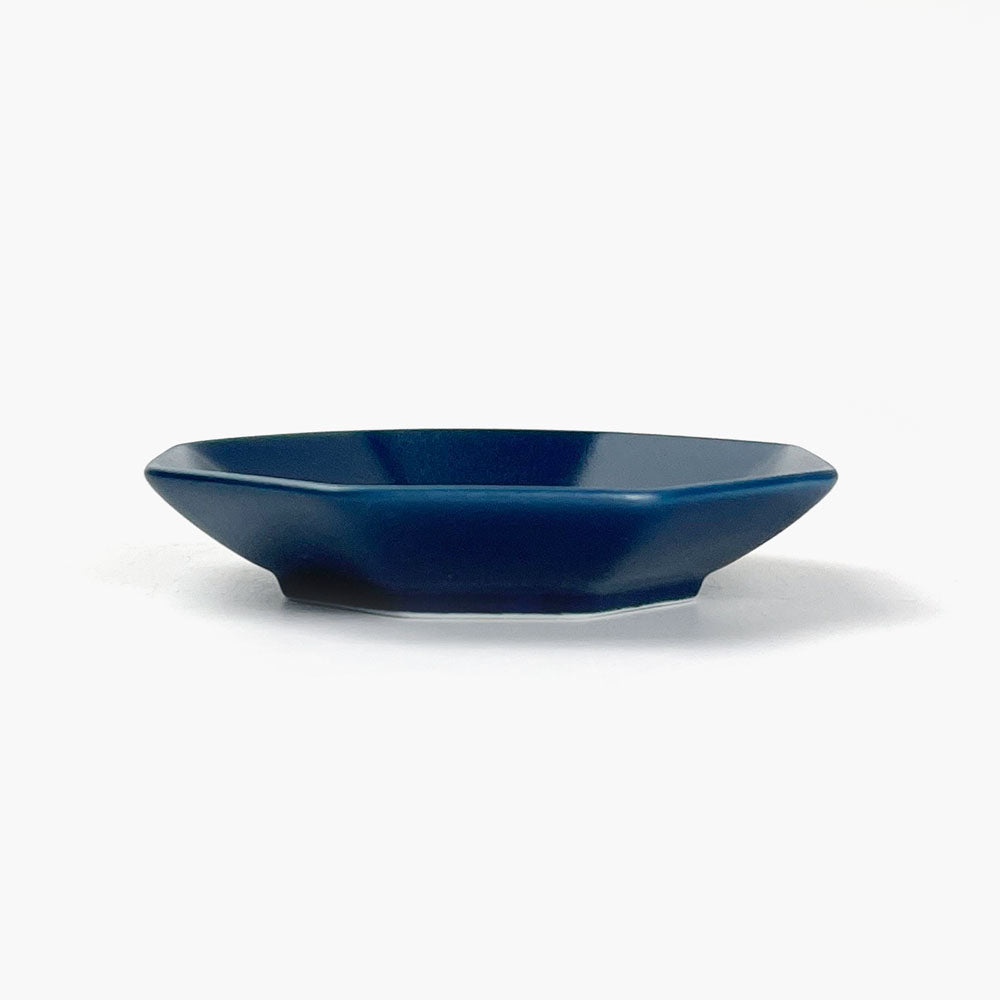 Small Hakkaku Dish Blue (3.25"D) image 3