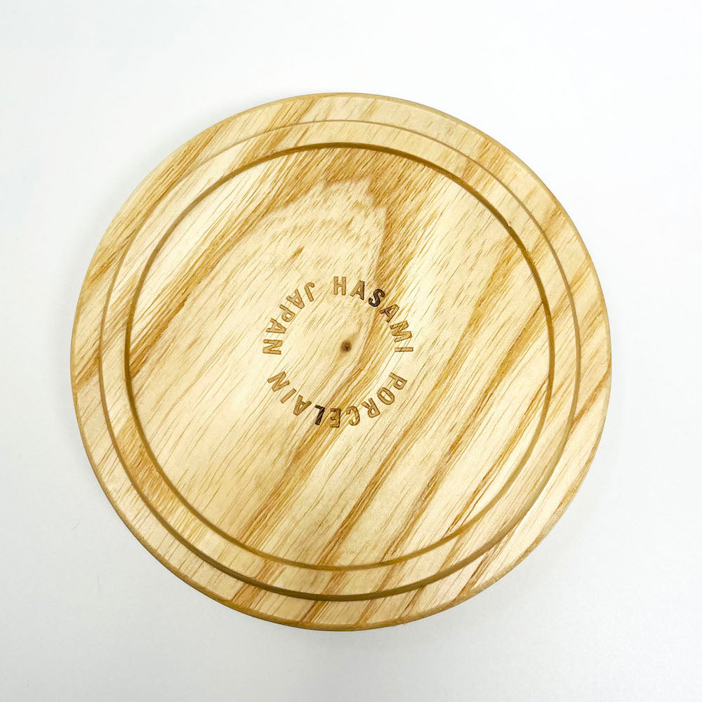 Hasami Porcelain Wooden Plate (3.25"D) image 4