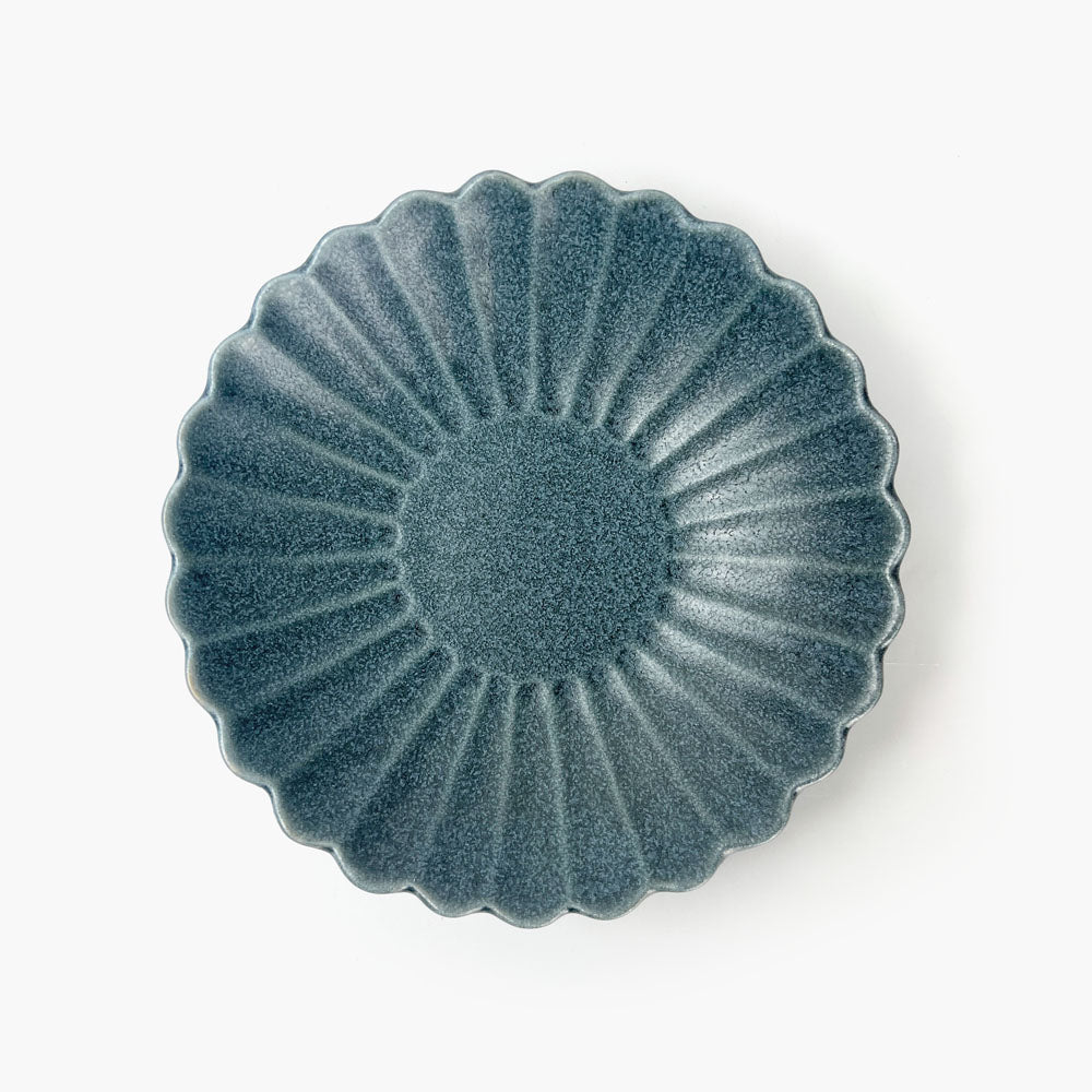 Dish Kiku Ash Gray (5"D) image 1