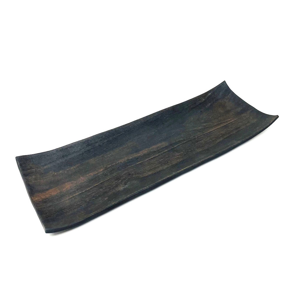 Rec.Plate Cerawood (14"x4.75") by Bunga Yamamoto/ Hoju-gama image 0