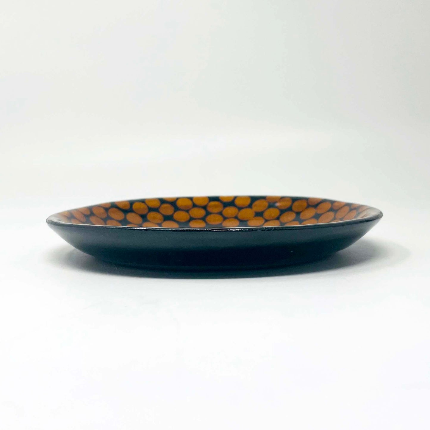 Dish/Saucer Polka Dot Black (5.75"D) by Takunobu Sawada image 4