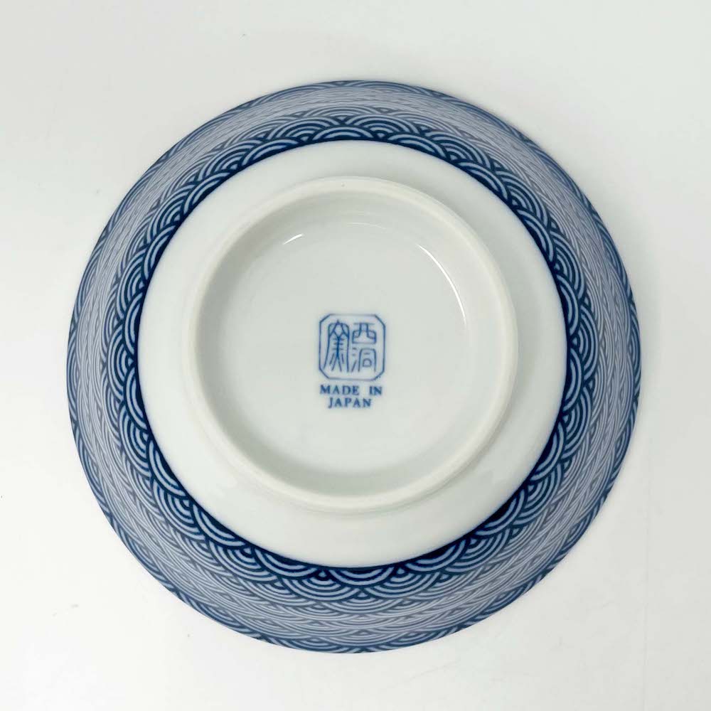 Seigaiha Cat Tayo Bowl (6"D) image 3