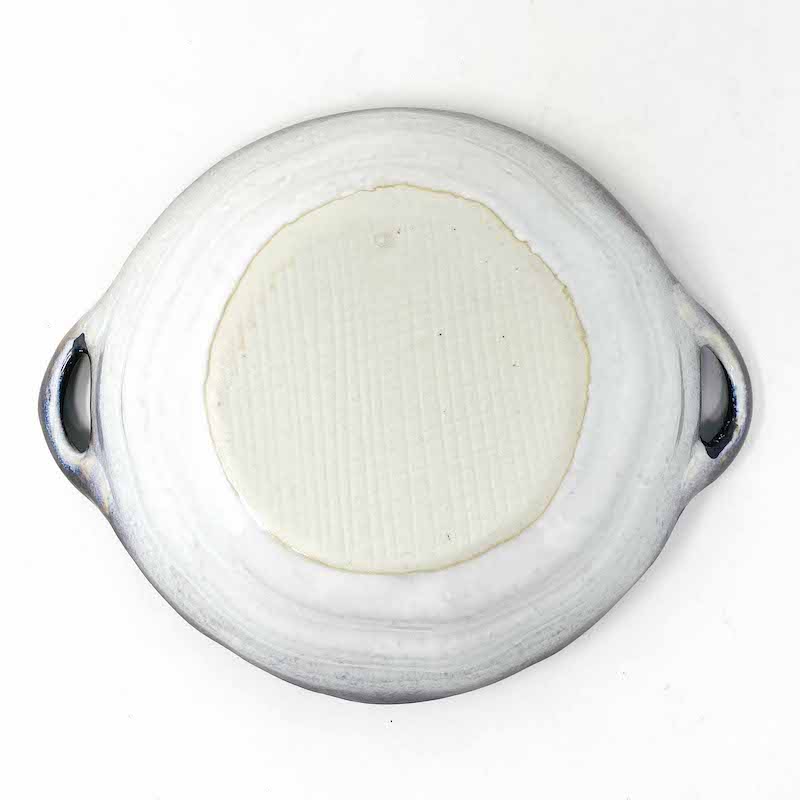 Bowl With Handles Turquoise (10"D ) image 2