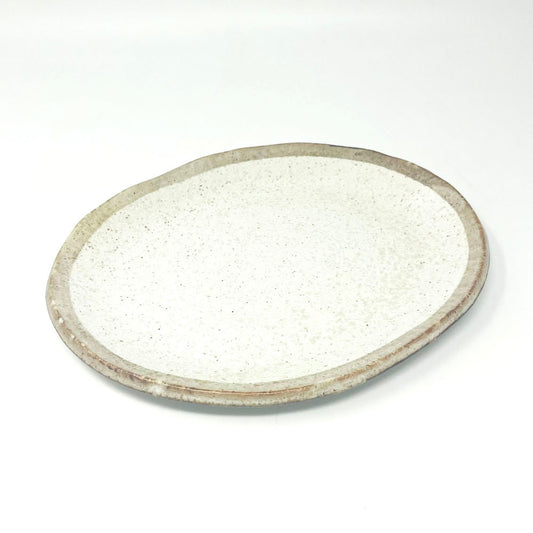 Oval Plate Shirokaratsu Medium (8.75"x7") image 0
