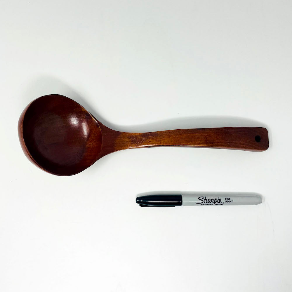 Mini Wooden Ladle (10.5"L) image 3