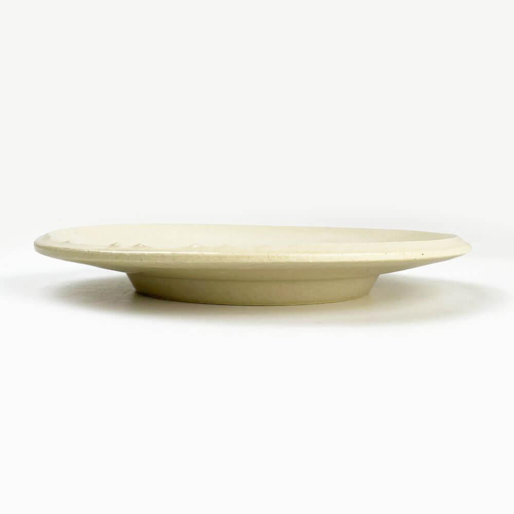 Saucer White Jyomon (5.25"D) by Yasuko Maeda image 3