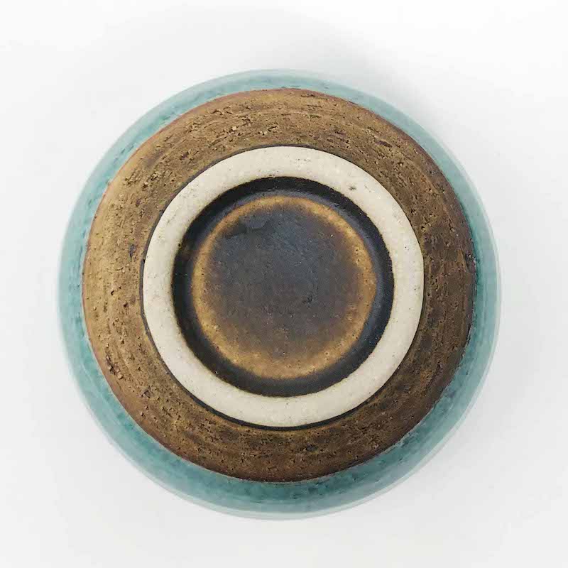 Turquoise Tea Cup (3.5"D) image 2