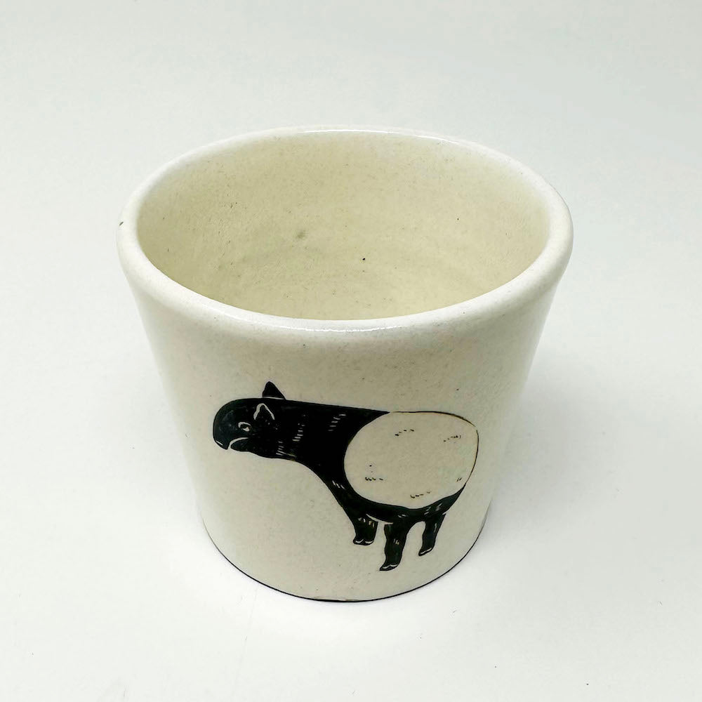 Cup Malayan Tapir (3.25"D x 2.75"H) by Takunobu Sawada image 6
