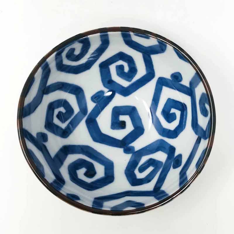 Kobachi Bowl Set of 5 Sometsuke Blue (4.25"D) image 7