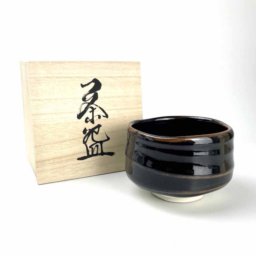 Matcha Bowl Tenmoku (4.5"D) image 0