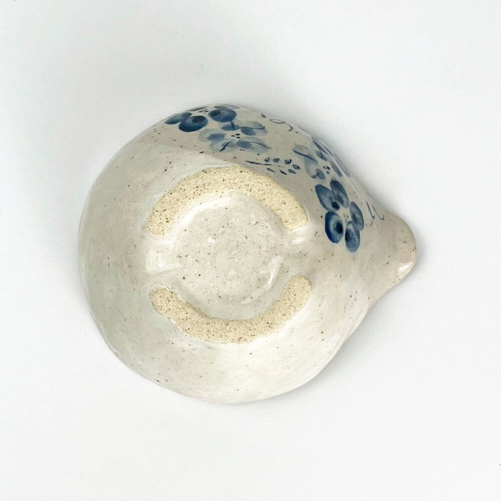 Katakuchi Kobachi Bowl Blue Flower (4.25"x3.75") image 7