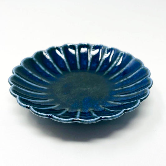 Rinka Navy Blue Sauce Dish (3.75"D) image 0