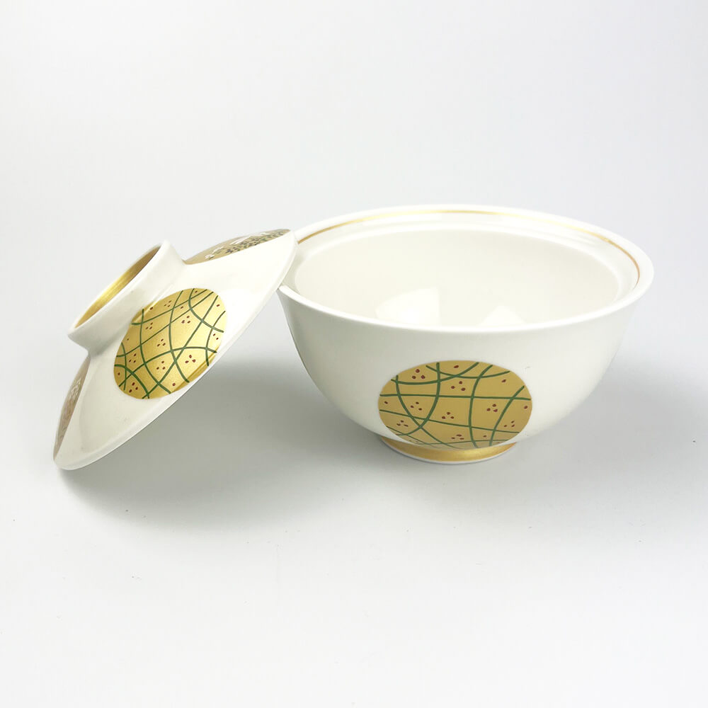Kinsai Gold Marumon Rabbit Cov.Bowl (4.25"D) image 5