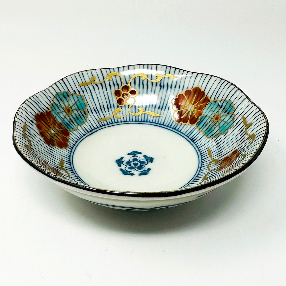 Mino Somenishiki Imari Kobachi Dish Set of 5  (4.25"D) image 7