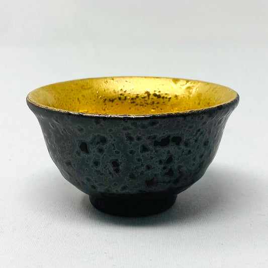 Sake Cup Black Gold (1.5 fl.oz) image 0