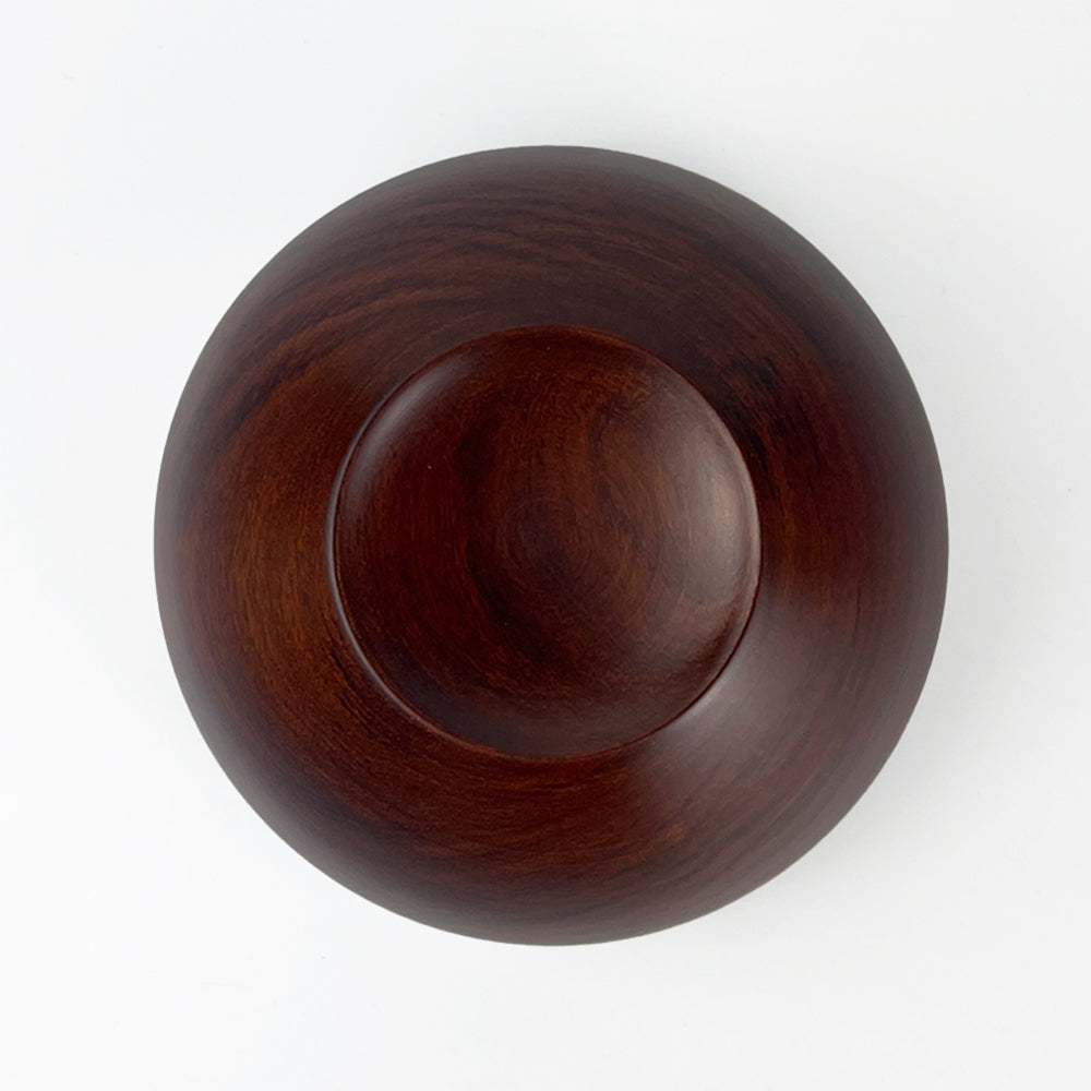 Wooden Soup Bowl Sakura Brown (4.5"D) image 3