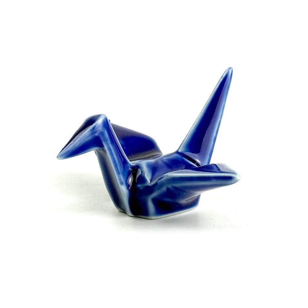 Chopstick Rest - Crane Navy Blue image 1