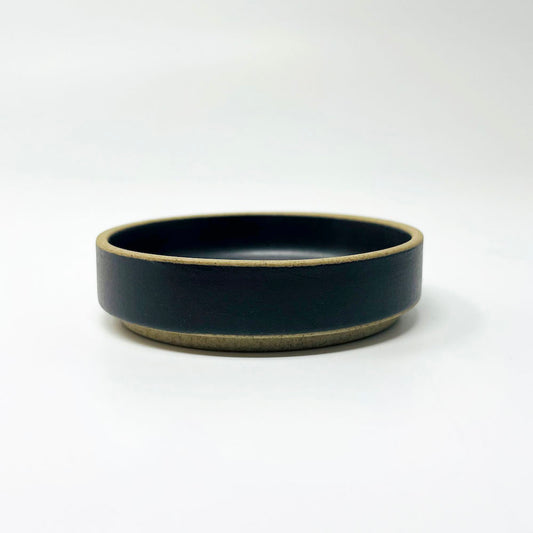 Hasami Porcelain Plate (3.25"D) -Black image 0