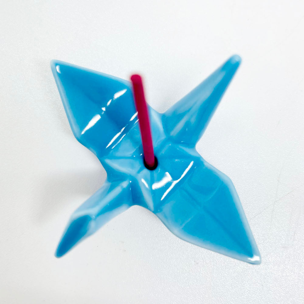 Incense Stand - Crane Light Blue image 3