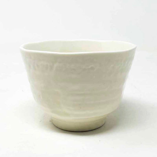 Tea Cup White Rokubei (3.5"D x 2.5"H) image 0