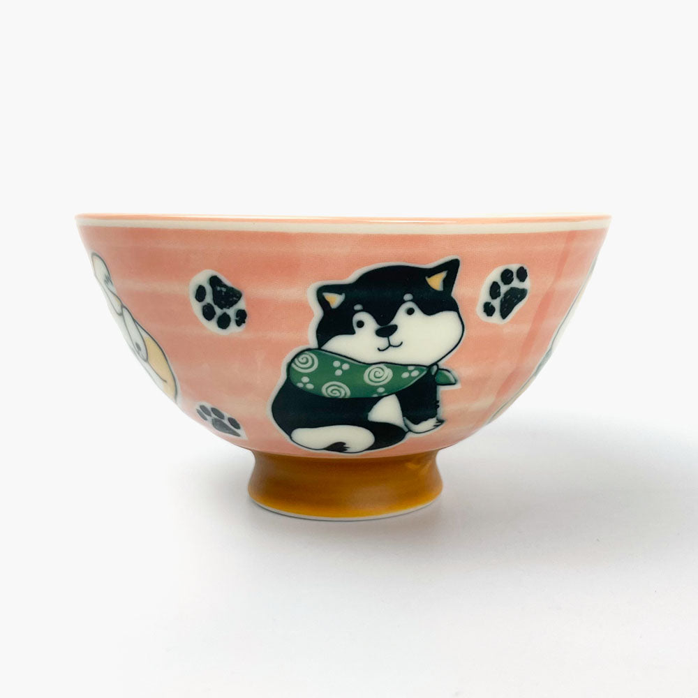 Rice Bowl Mameshiba Red (5"D) image 5