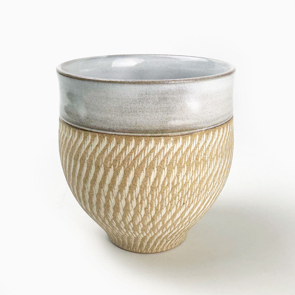 Tetote Cup Kanna White (9oz) by Keishuugama image 0