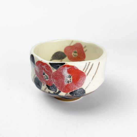 Mini Matcha Bowl Camellia (3.75") image 0