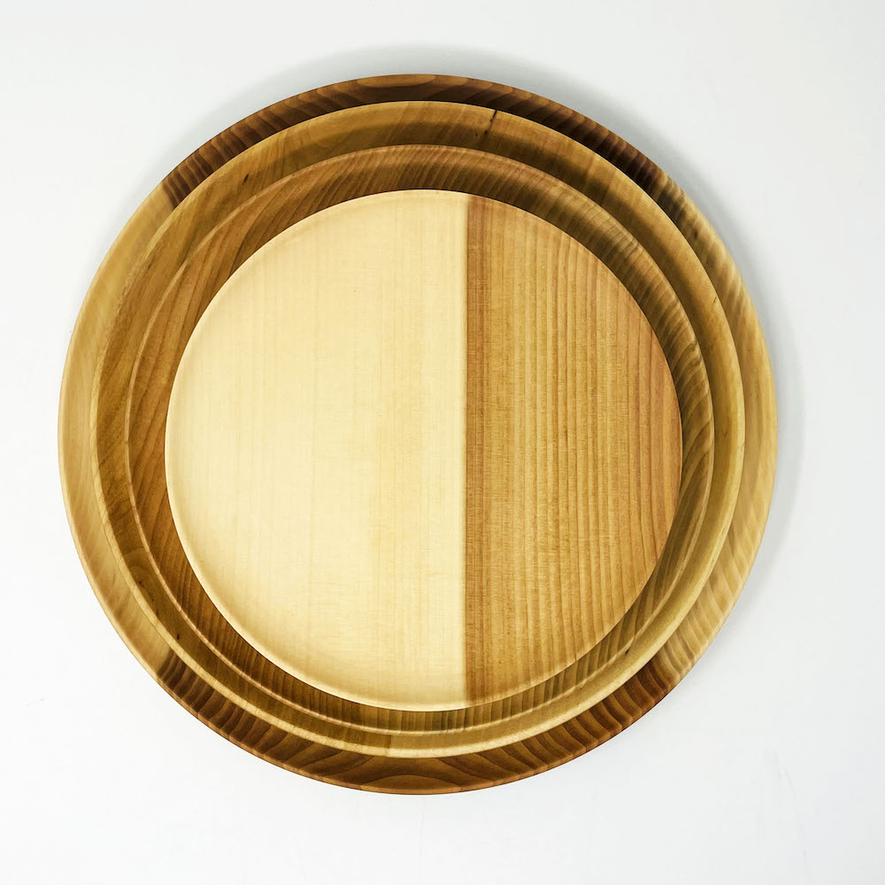 Wooden Plate Japanese Maple (9.5"D) image 7