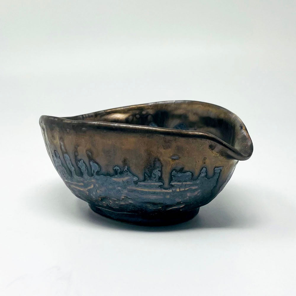 Katakuchi Bowl Kujyaku (4.5"x3.5") image 2
