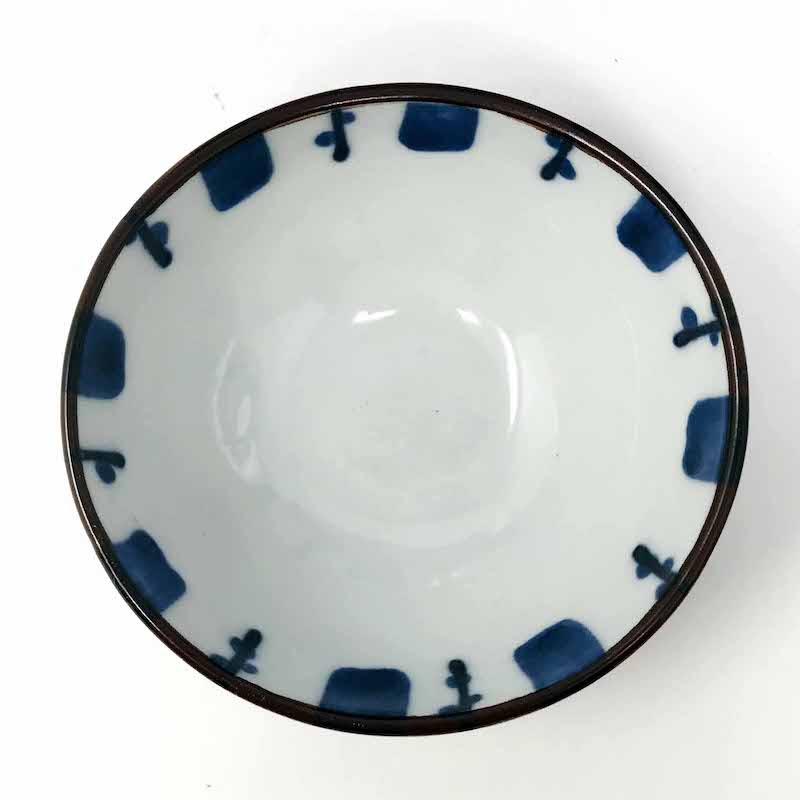 Kobachi Bowl Set of 5 Sometsuke Blue (4.25"D) image 3