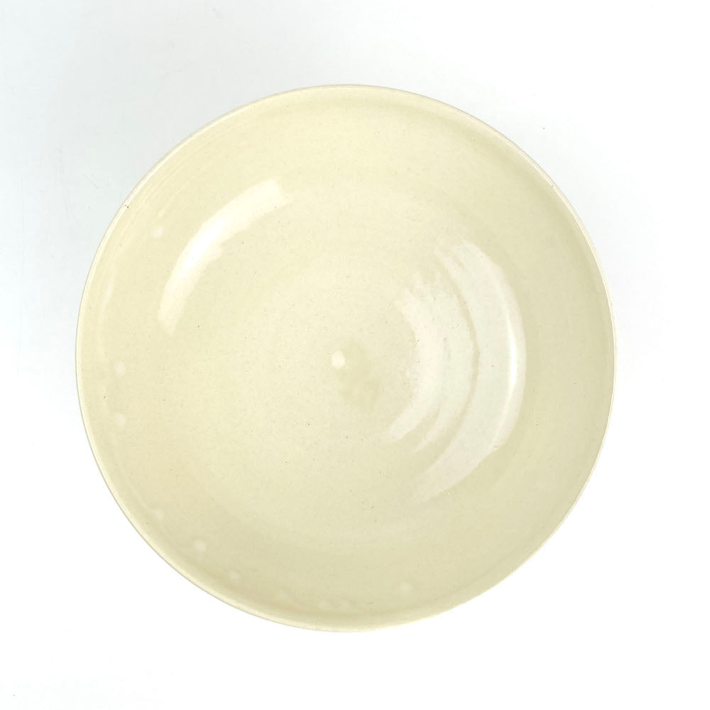 Bowl Jyomon White by Yasuko Maeda (8"D) image 3