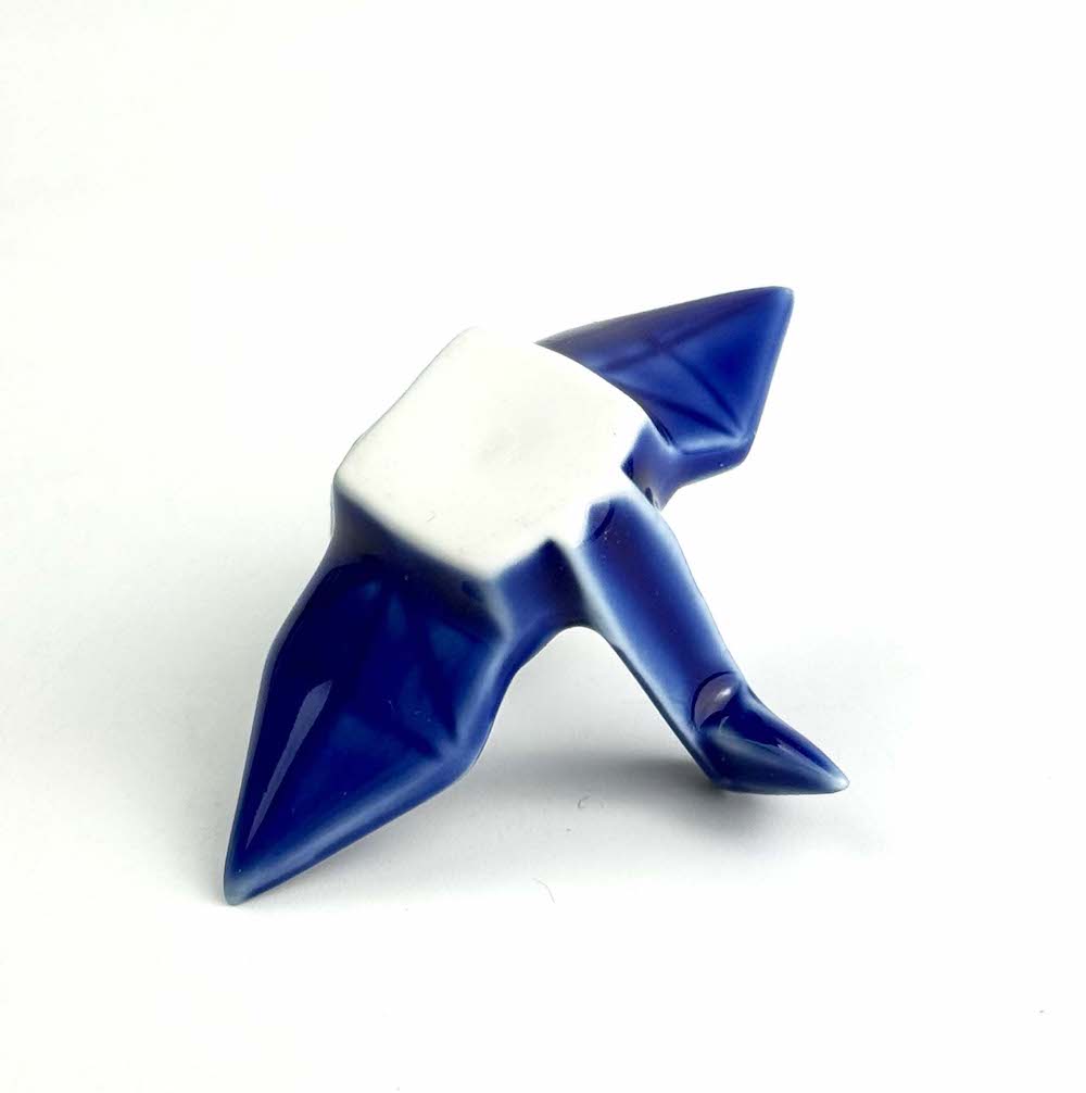 Chopstick Rest - Crane Navy Blue image 2