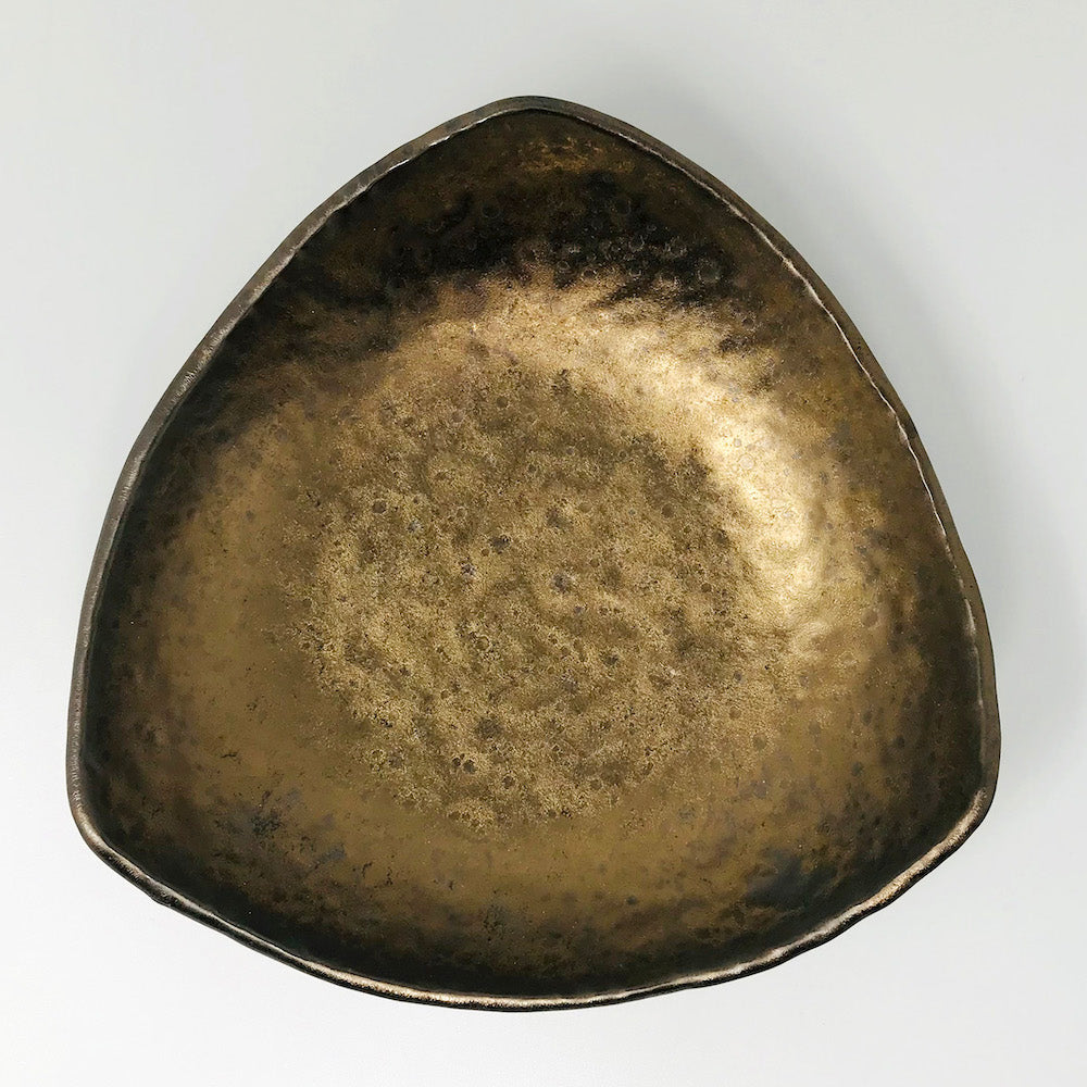 Triangle Plate Gold (6.5"D) image 0