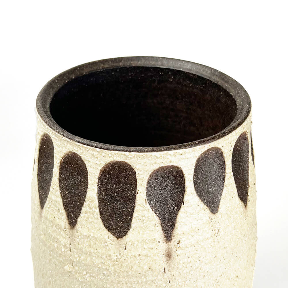 Shigaraki White Clay Vase (11.75"H) image 2
