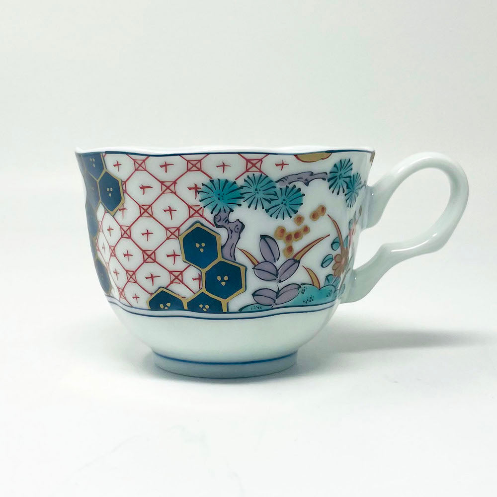 Minokayi Somenishiki Imari  Pair Coffee C/S (7oz) image 6