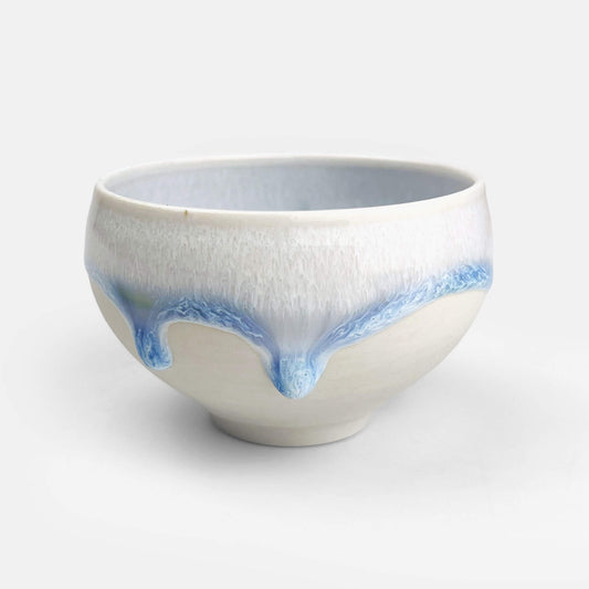 Cup White Blue by Minoru Fukushima (4oz)