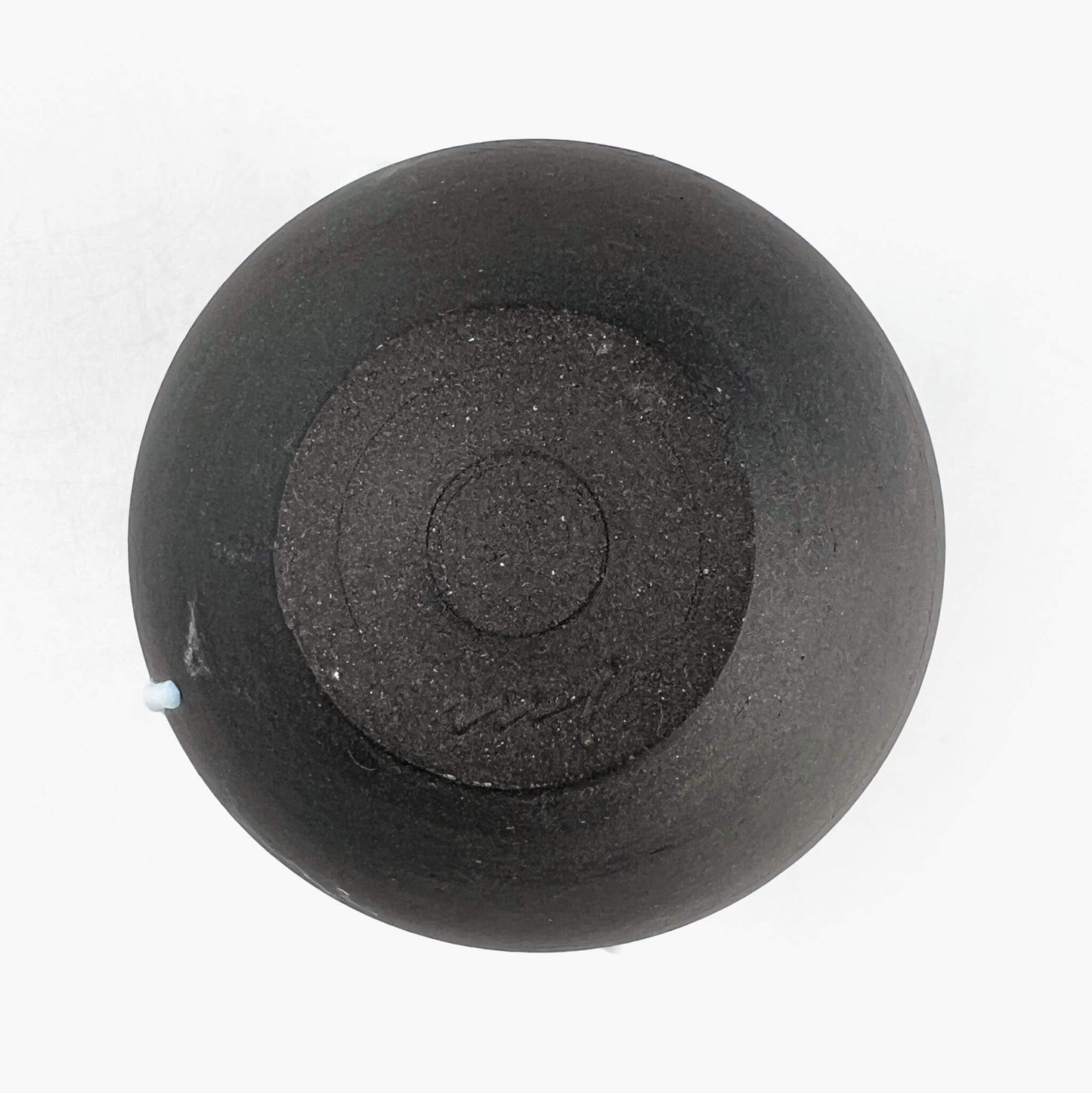 Mini Vase White Blue by Minoru Fukushima (3 1/2"D)