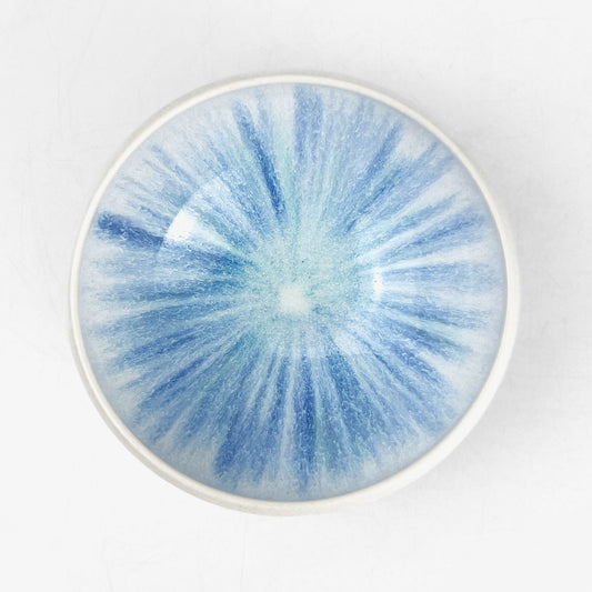 Bowl Aqua by Minoru Fukushima (4"D)