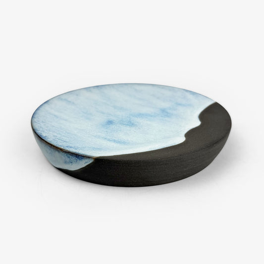 High Plate Aqua by Minoru Fukushima (6"D)