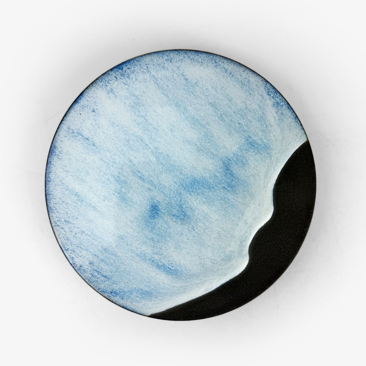 High Plate Aqua by Minoru Fukushima (6"D)