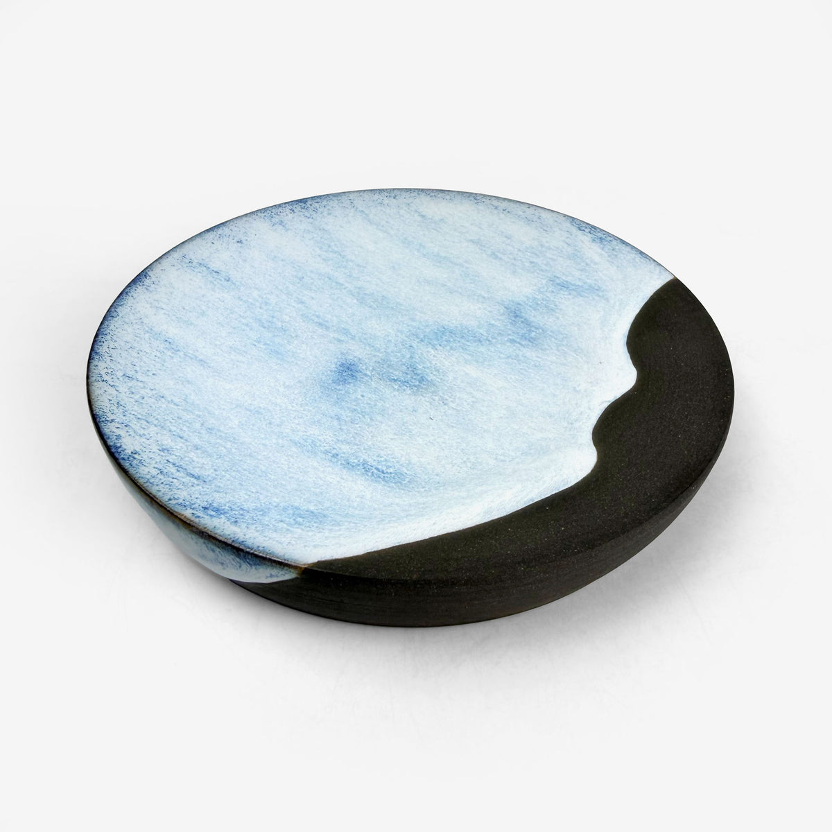 High Plate Aqua by Minoru Fukushima (6"D)