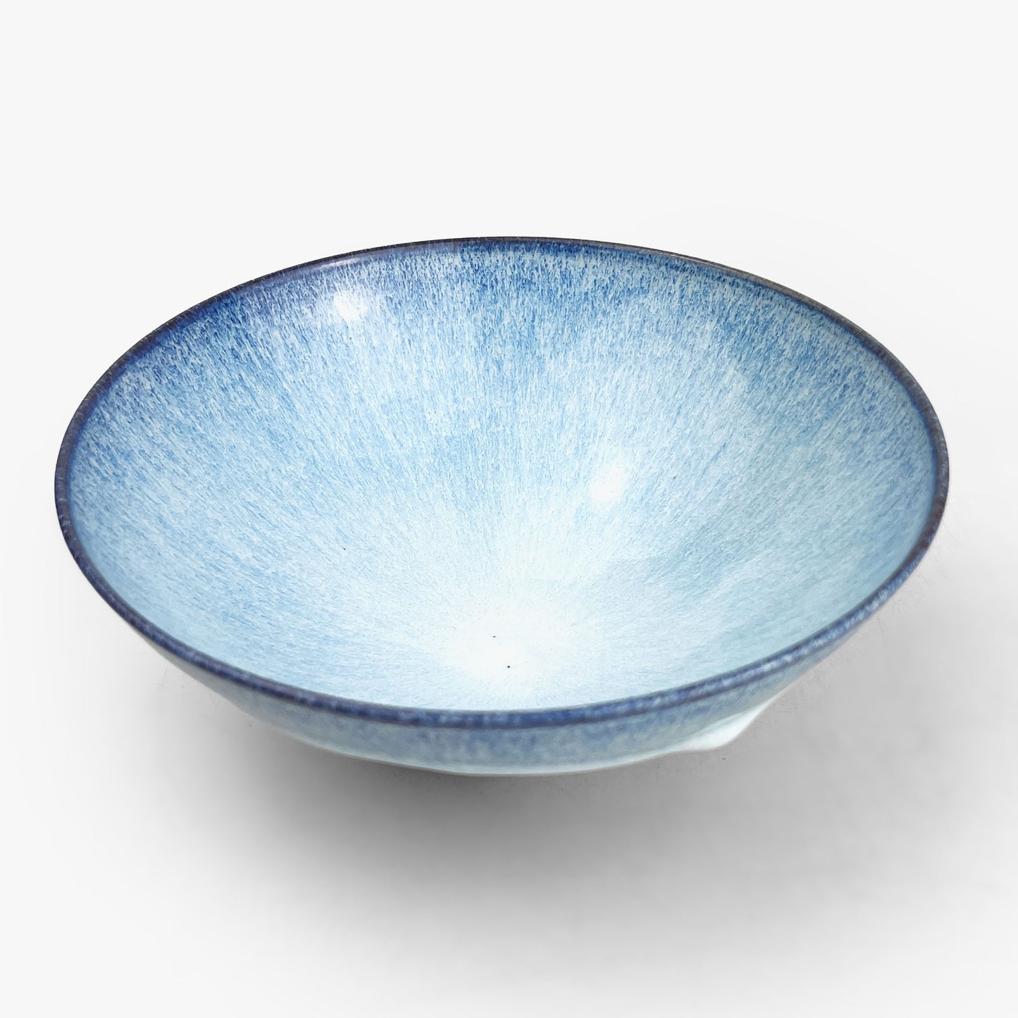 Bowl Aqua by Minoru Fukushima (7.25"D)