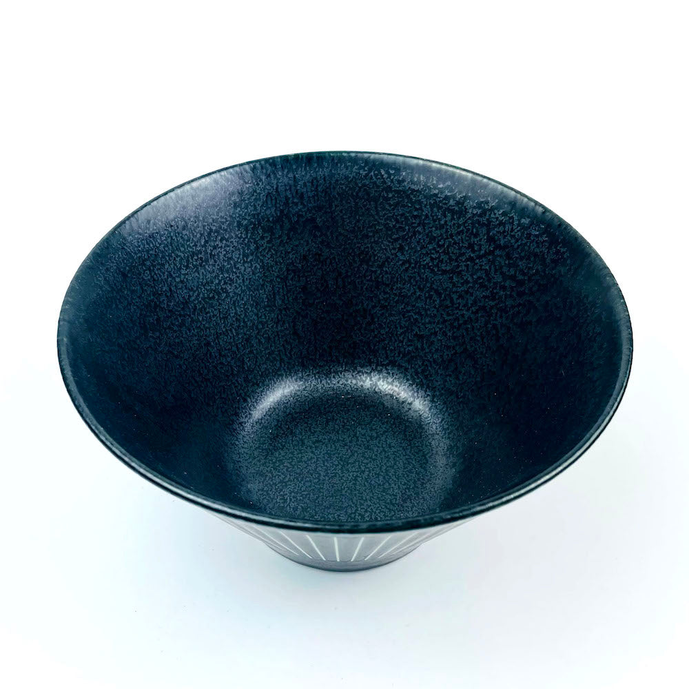 Tokusa Black Kiritachi Ramen Bowl Medium (7.5"D) image 1