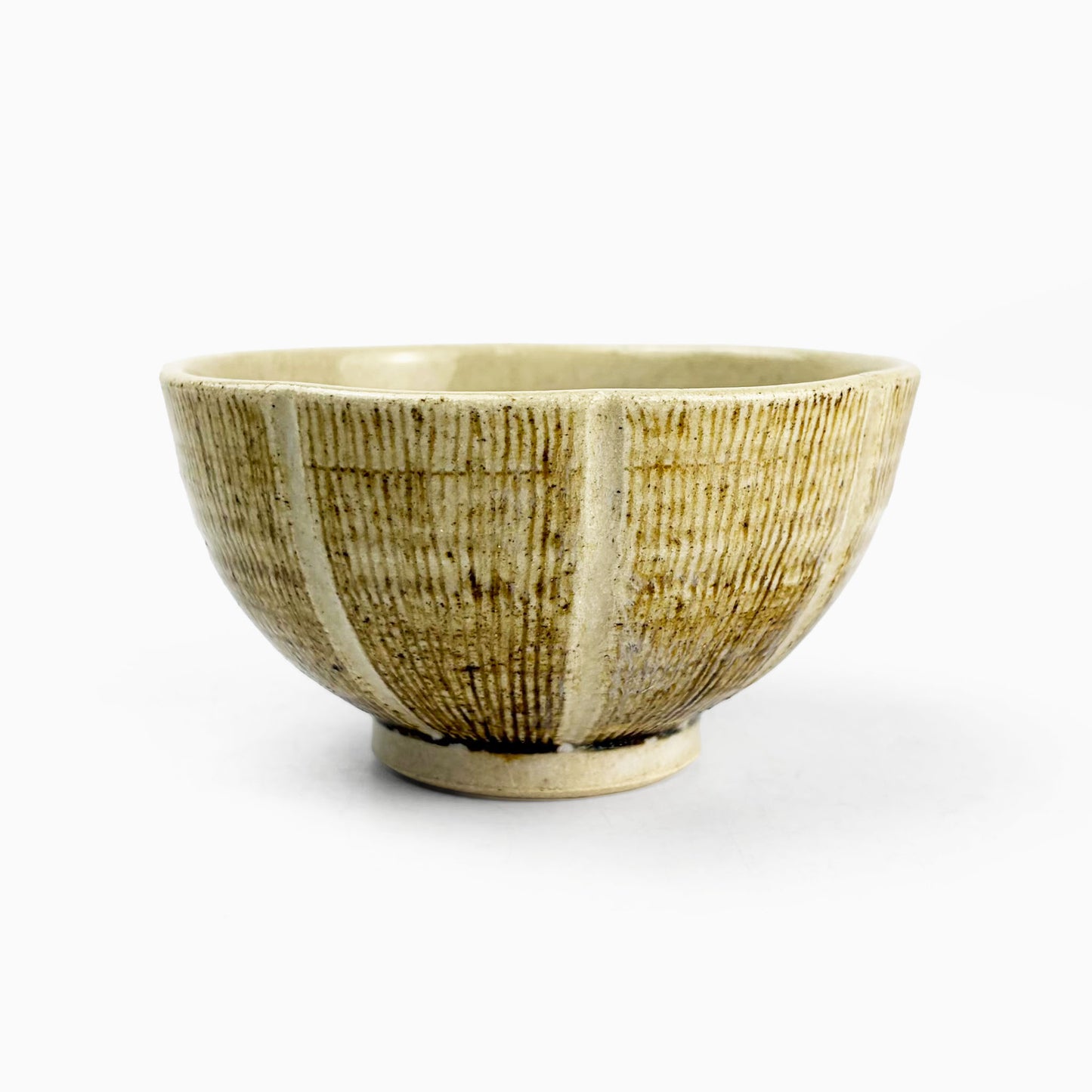 Rice Bowl Tessa Rinka Cha (4.25"D) by Tomoe Mukoda
