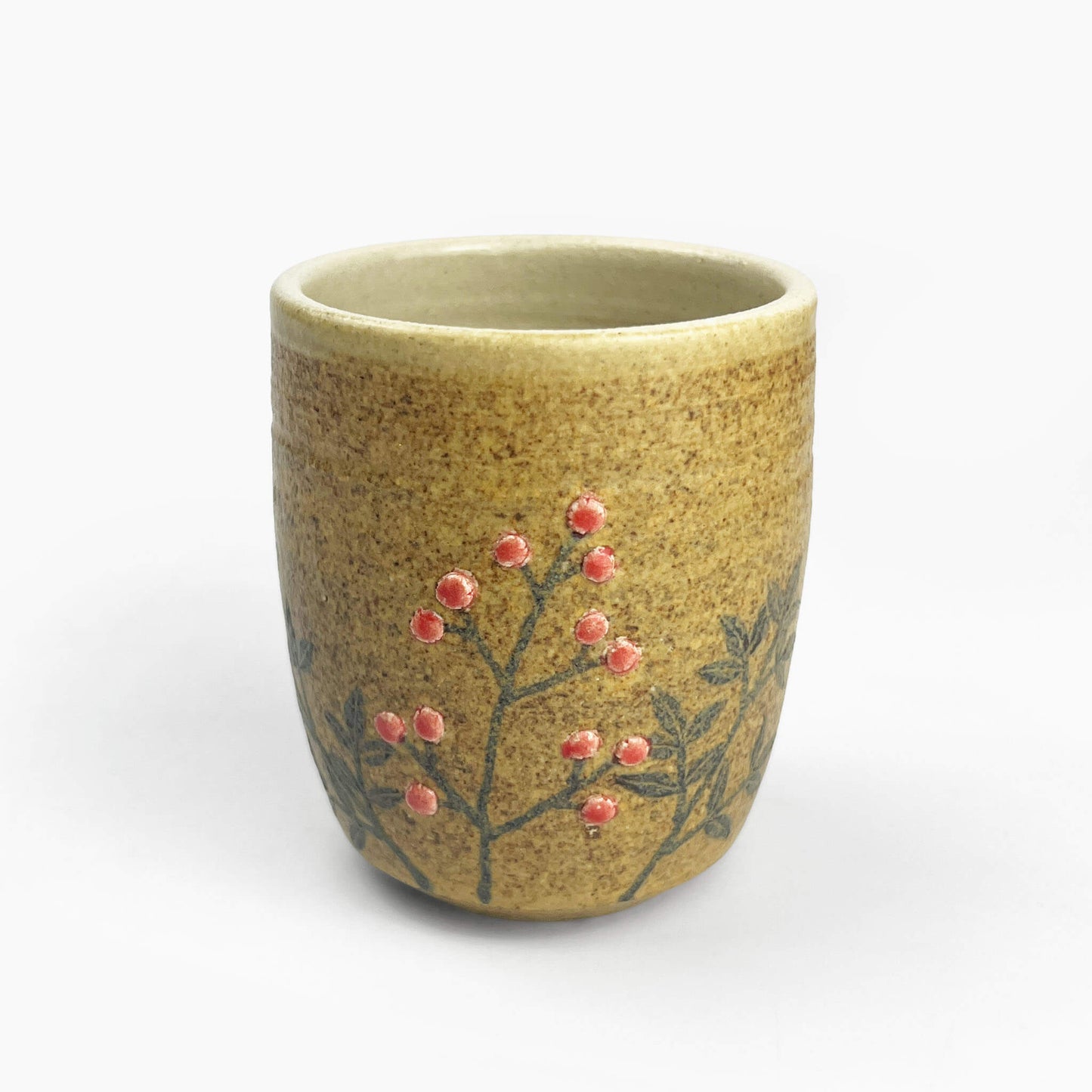 Yunomi Tea cup Nanten (6 fl.oz) by Tomoe Mukoda
