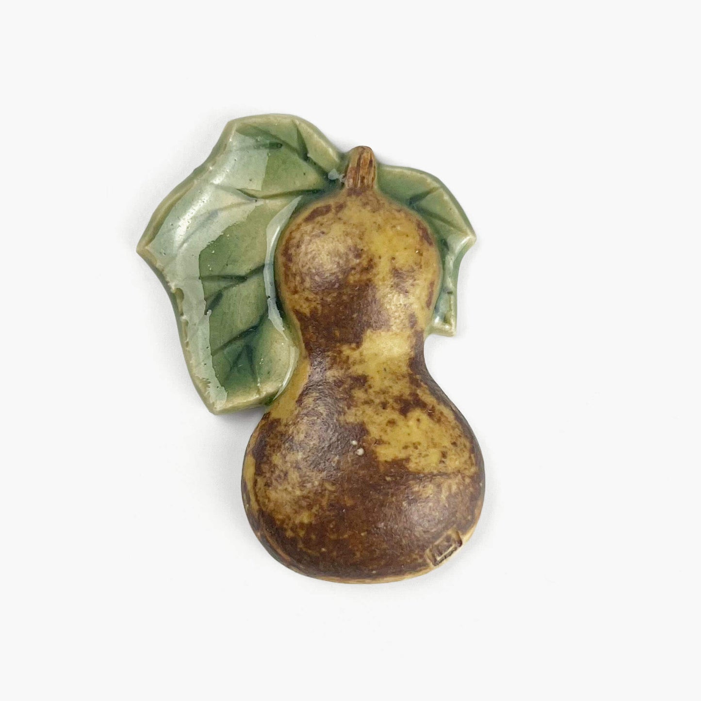 Chopstick Rest Hyotan Brown by Mukoda (2.25")