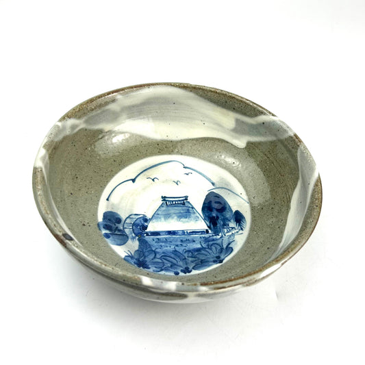 Shallow Bowl Furusato (8"D) by Takashi Matsumoto